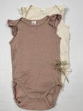 2 Kurzarmbodys von H&M, Gr. 86