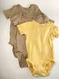 3 Kurzarmbodys von H&M, Gr. 86