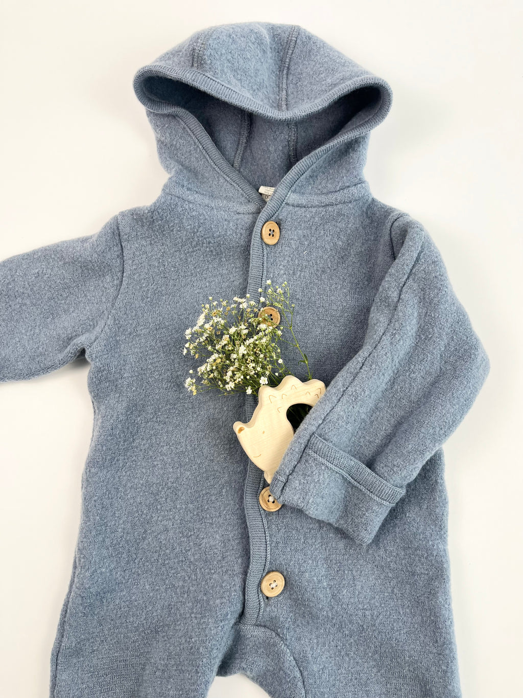 Wollwalk Overall von Hessnatur, Gr. 74/80