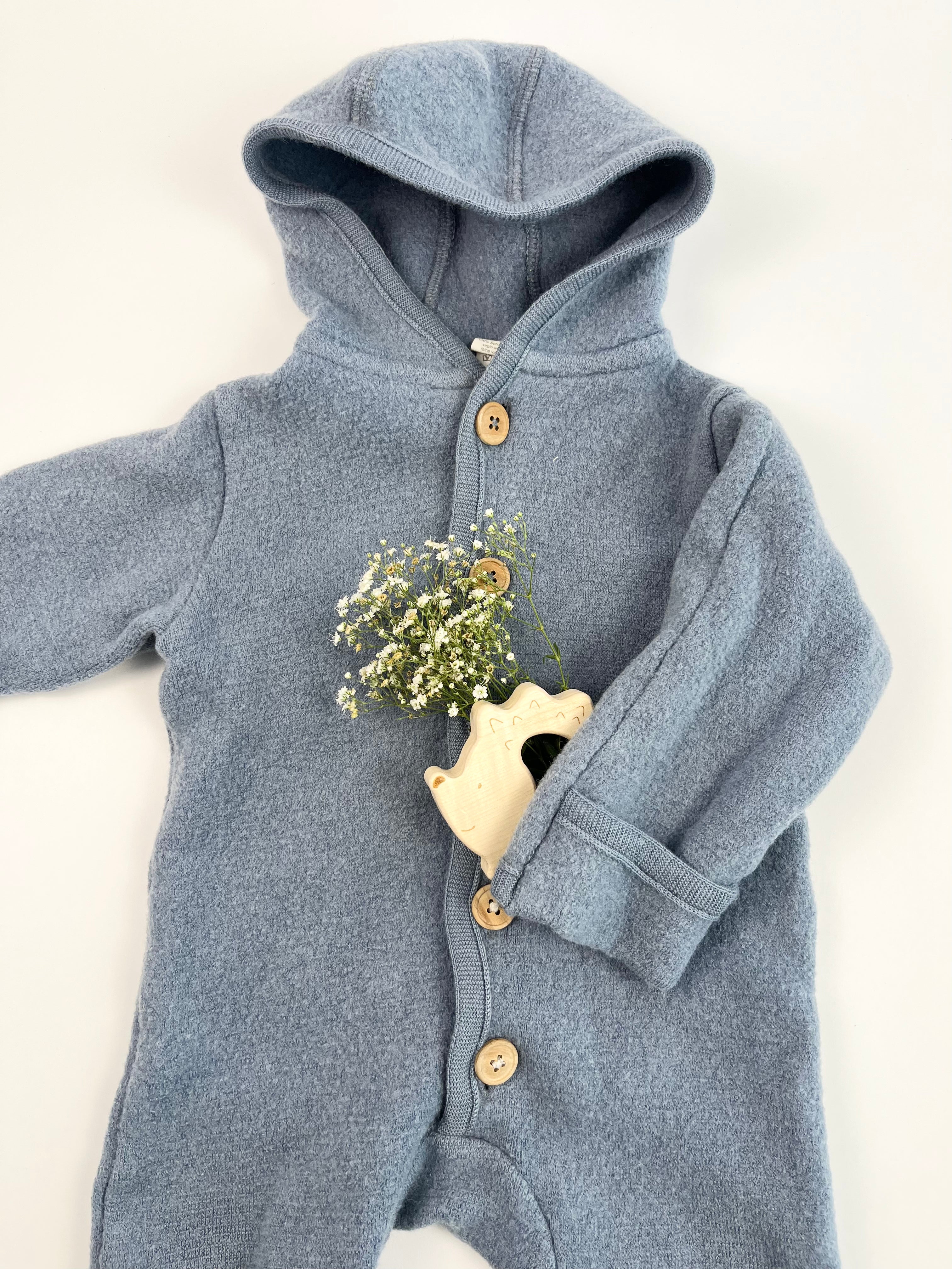 Wollwalk Overall von Hessnatur, Gr. 74/80