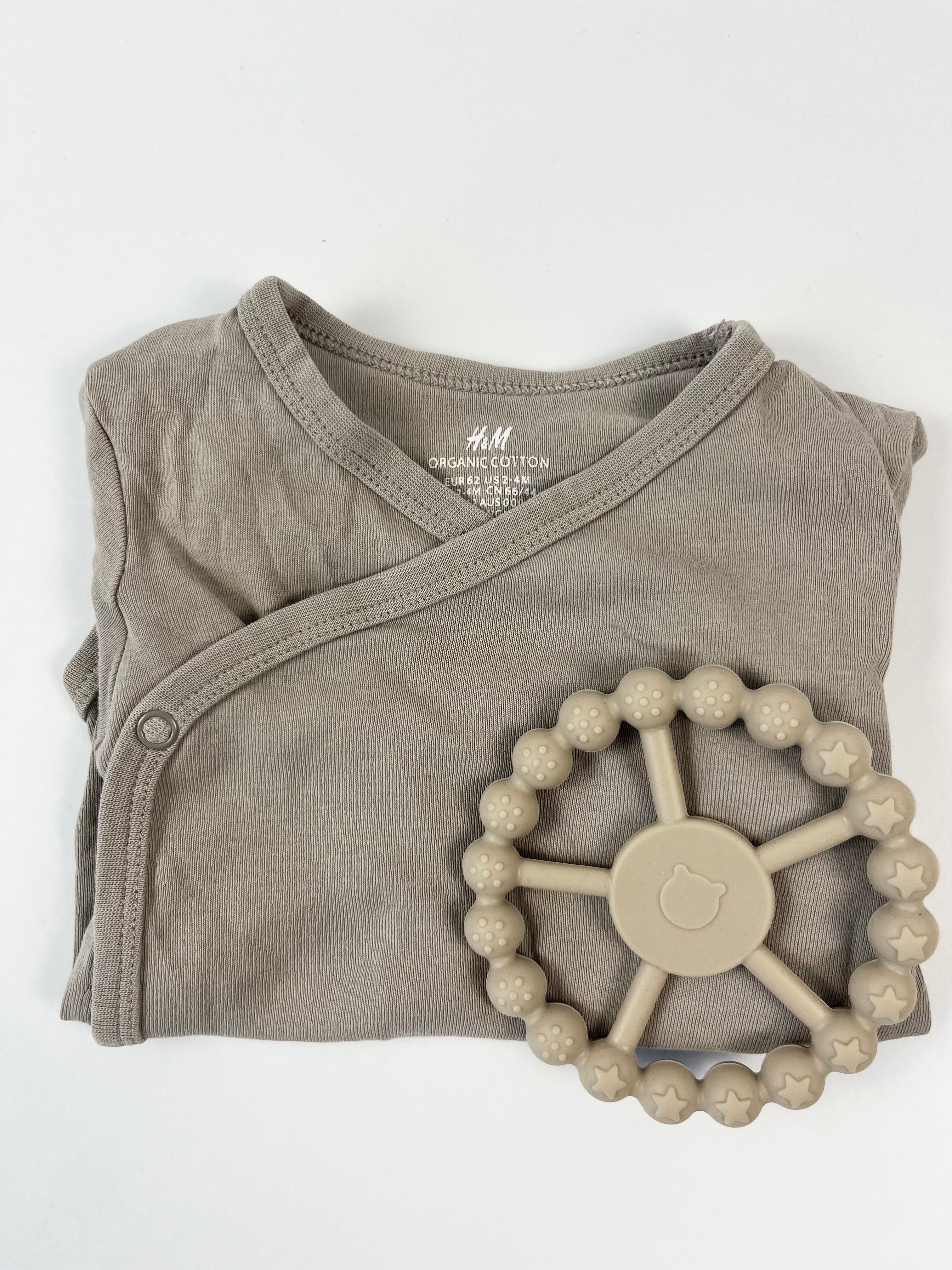 Kurzarmbody von H&M, Gr.62