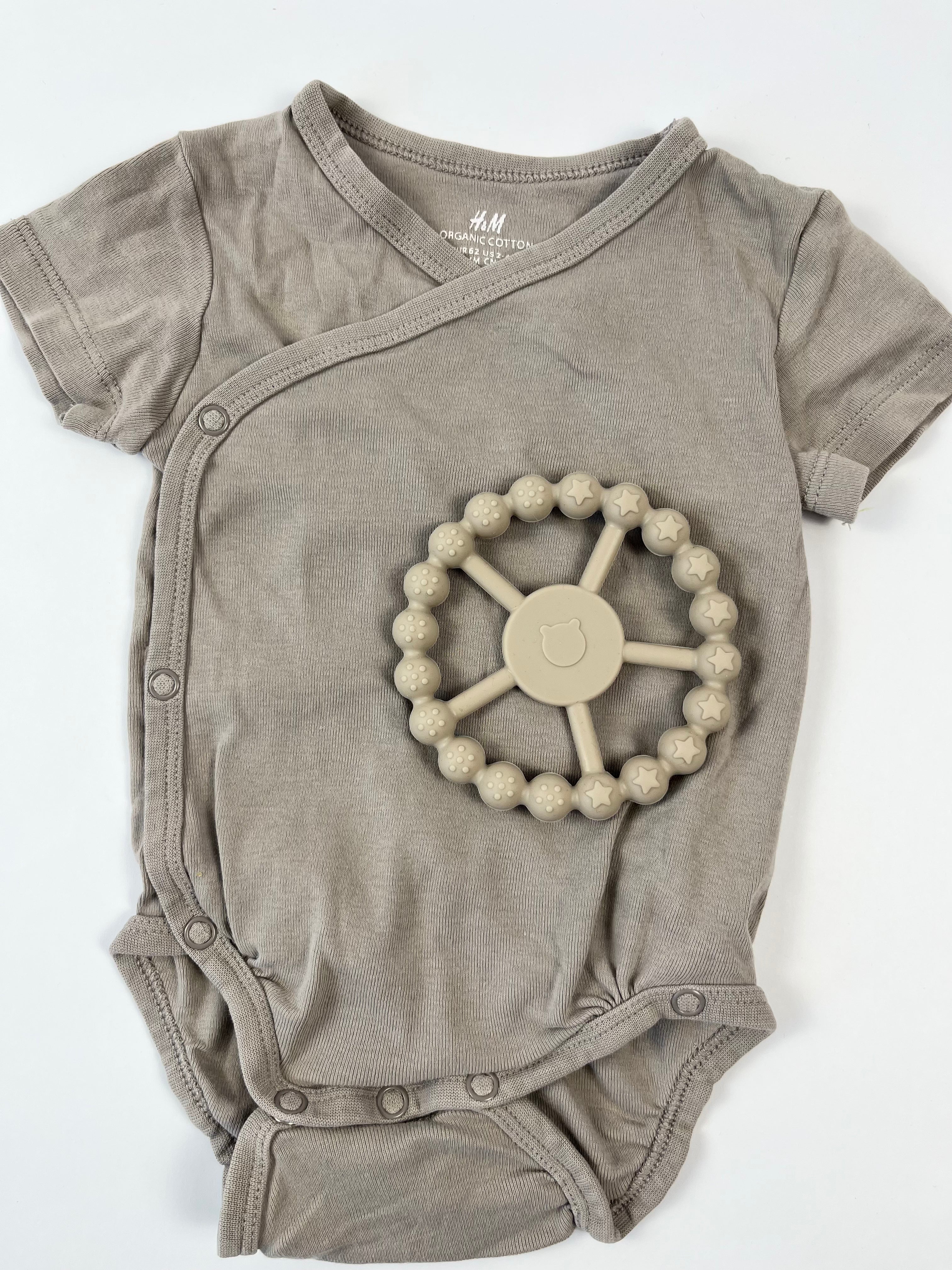 Kurzarmbody von H&M, Gr.62