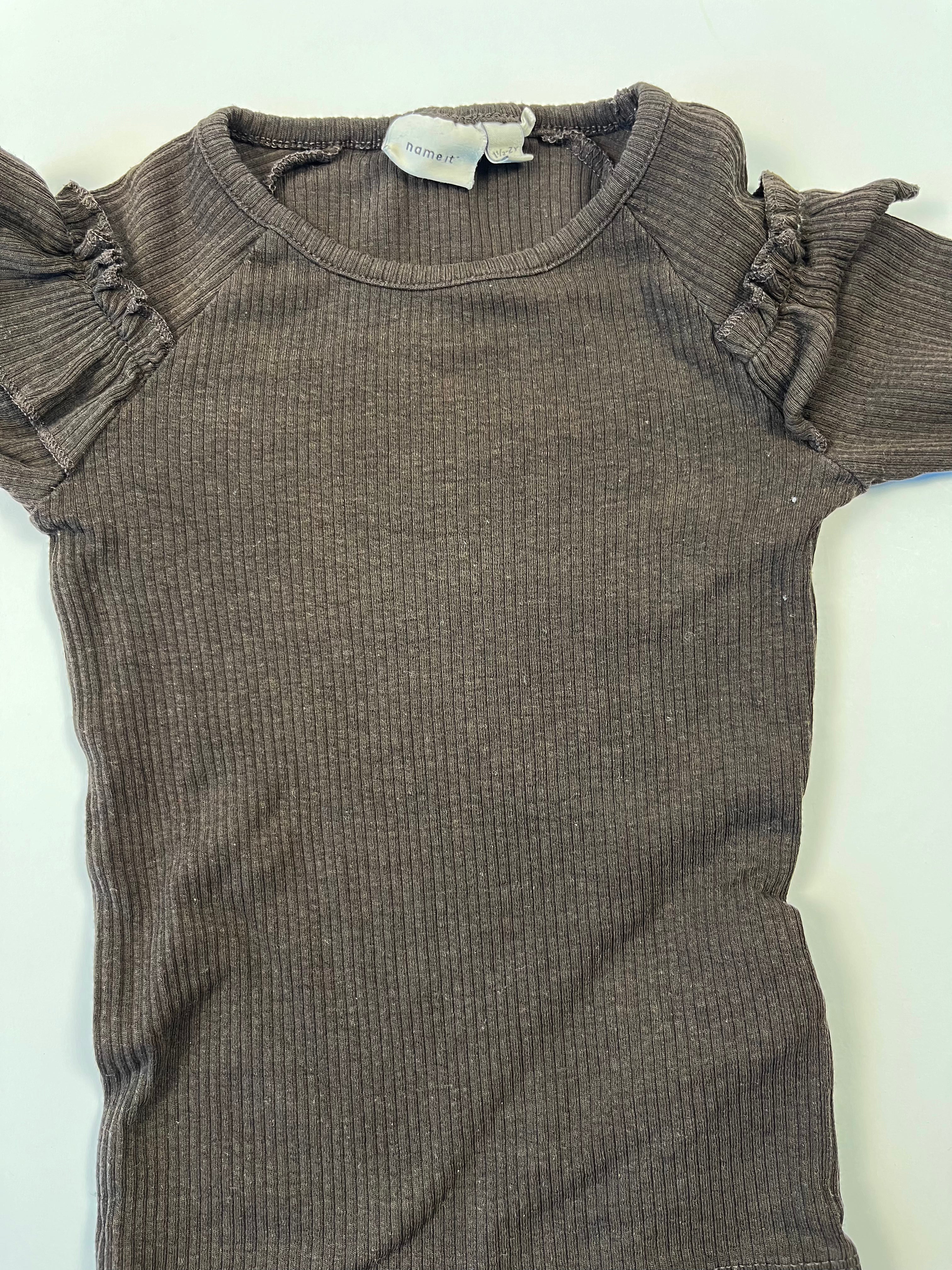 Langarmshirts von Pomp de Lux & Name it, Gr. 92