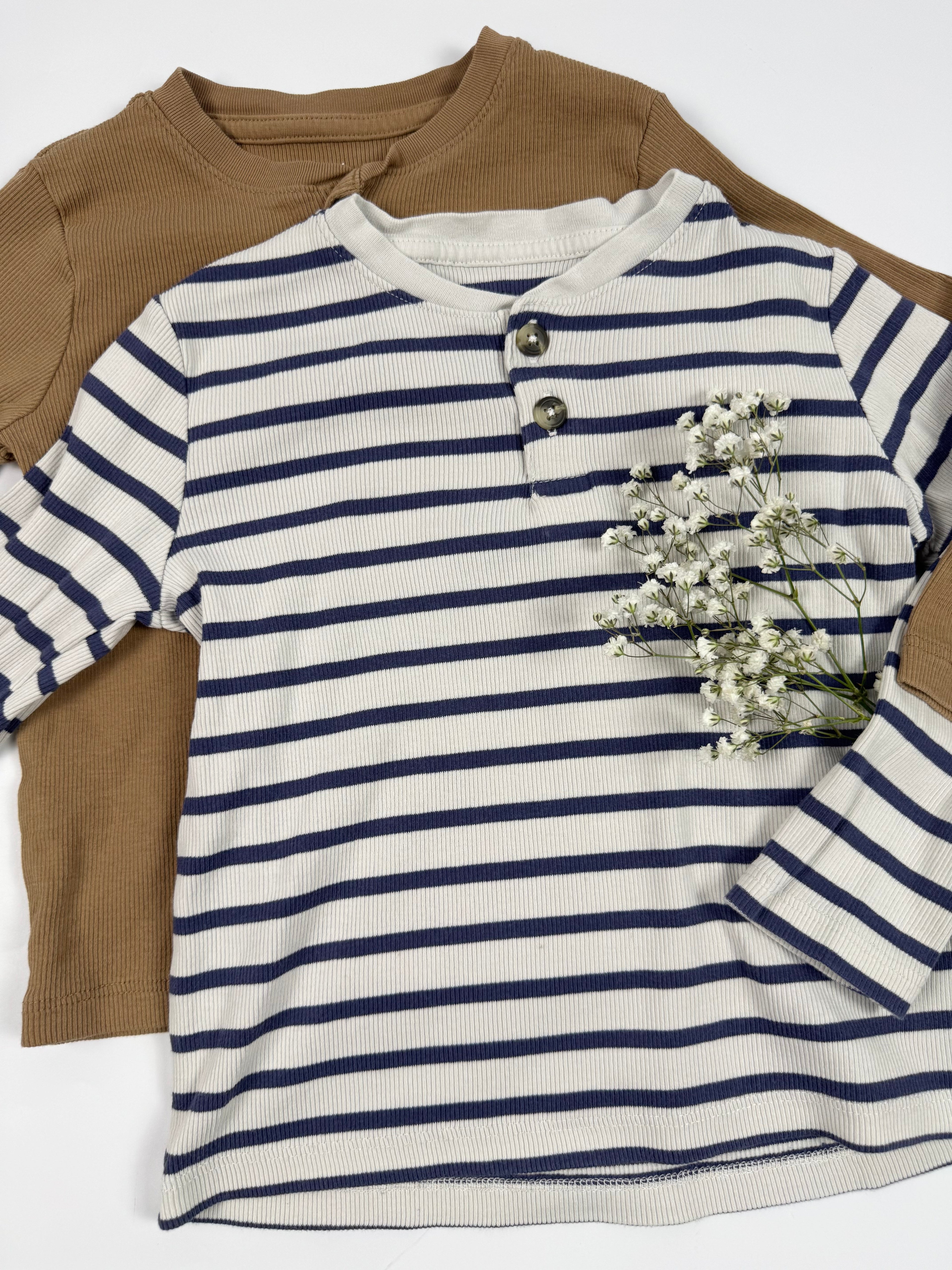 Langarmshirt-Set von H&M, Gr. 98/104