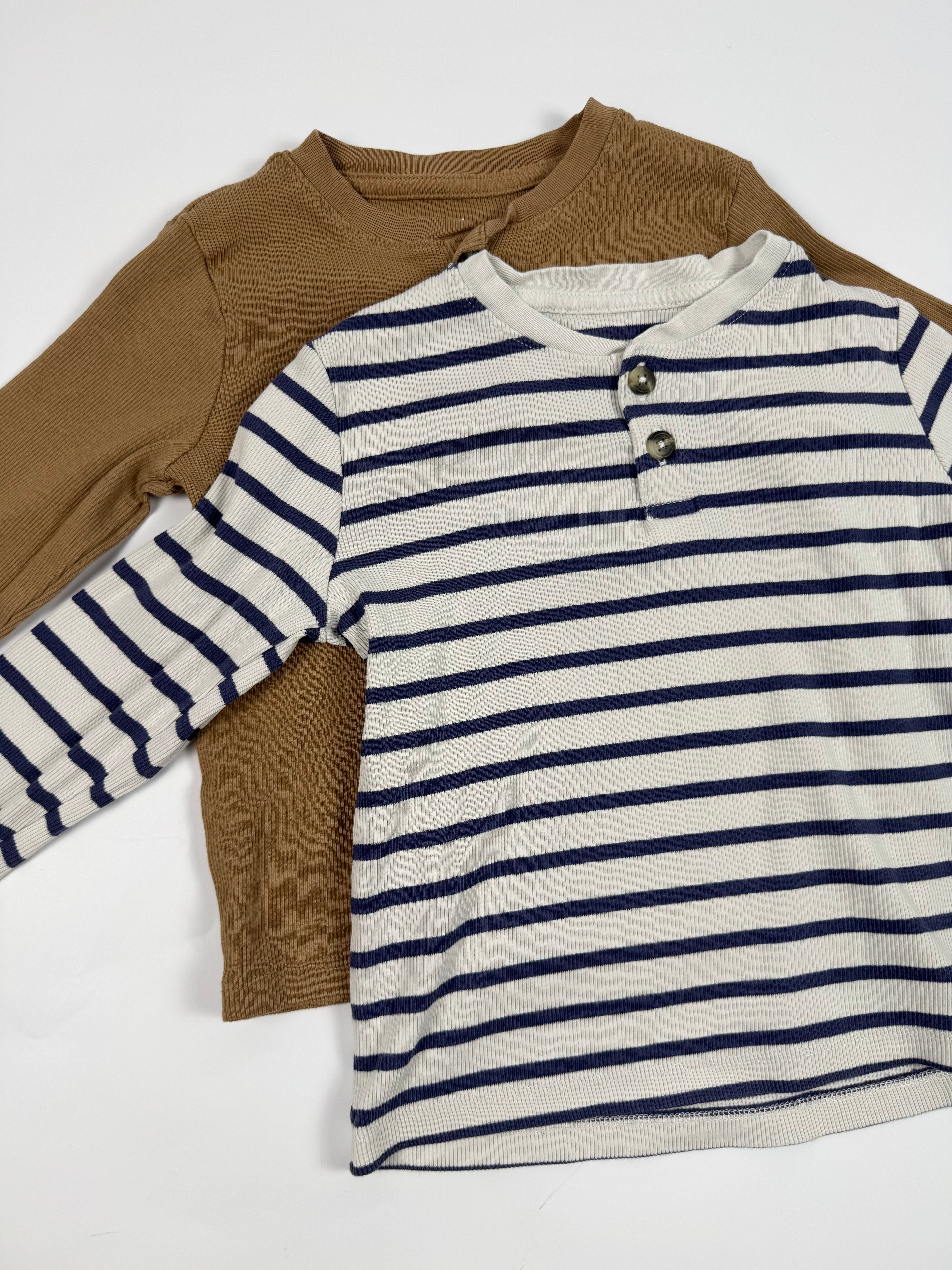 Langarmshirt-Set von H&M, Gr. 98/104