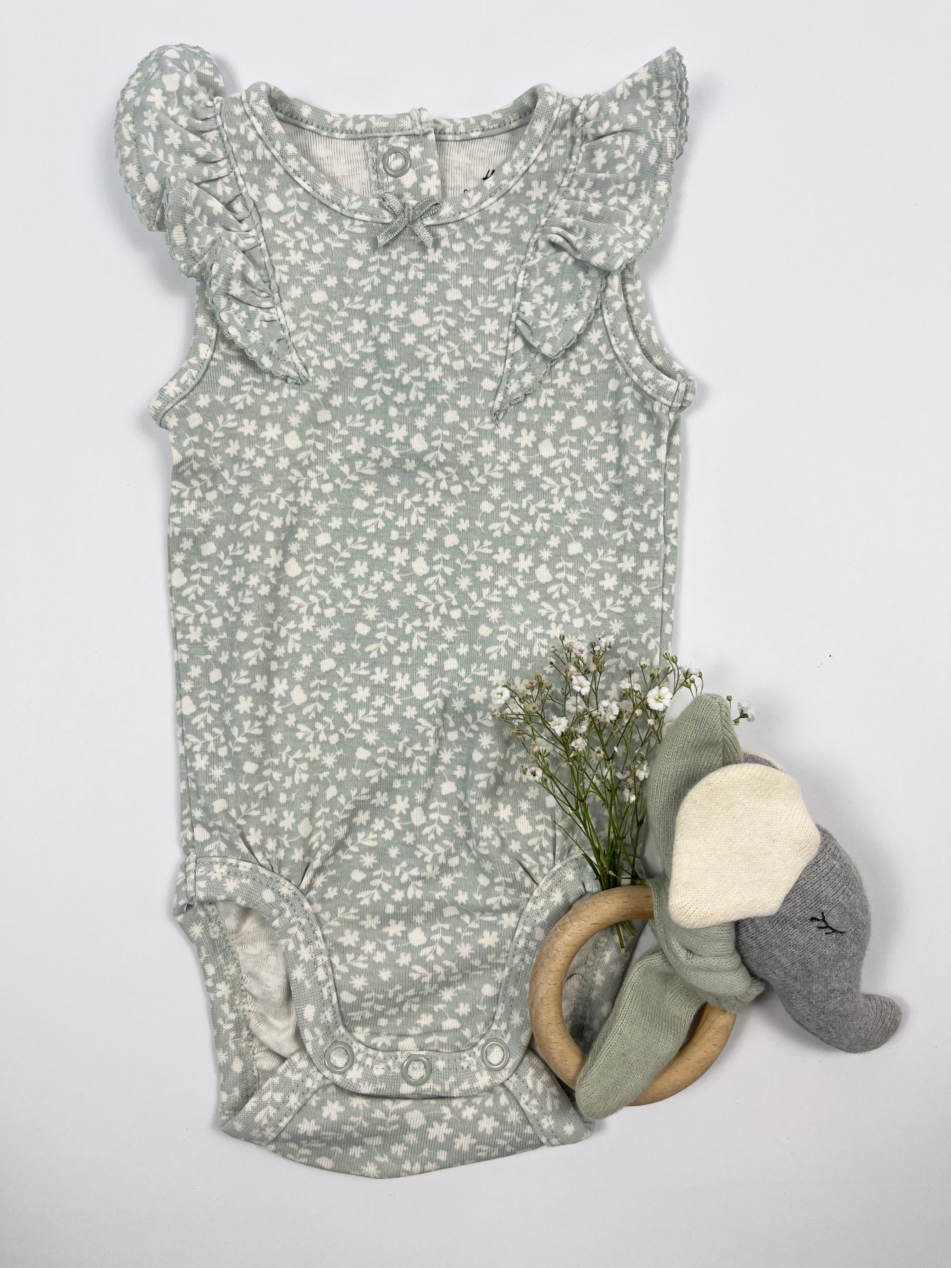 Kurzarm Body von H&M, Gr. 62