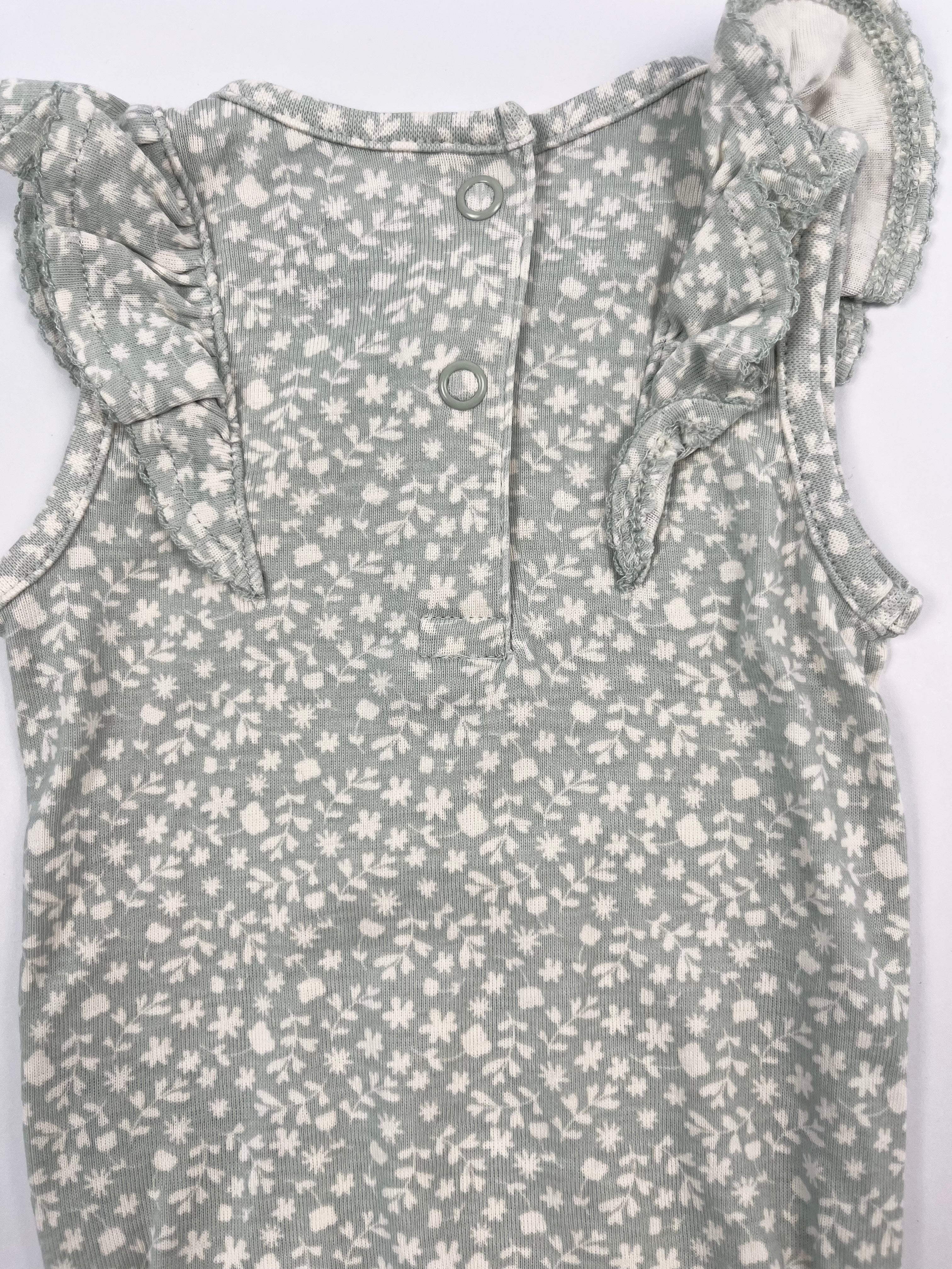 Kurzarm Body von H&M, Gr. 62