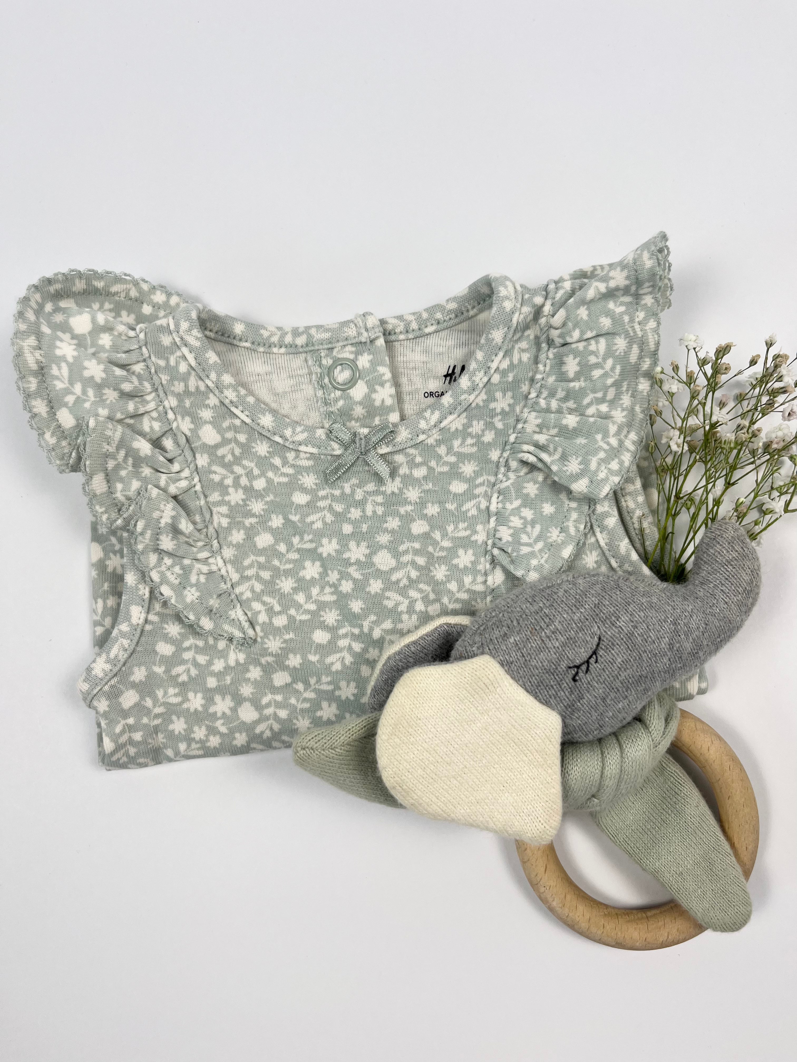 Kurzarm Body von H&M, Gr. 62