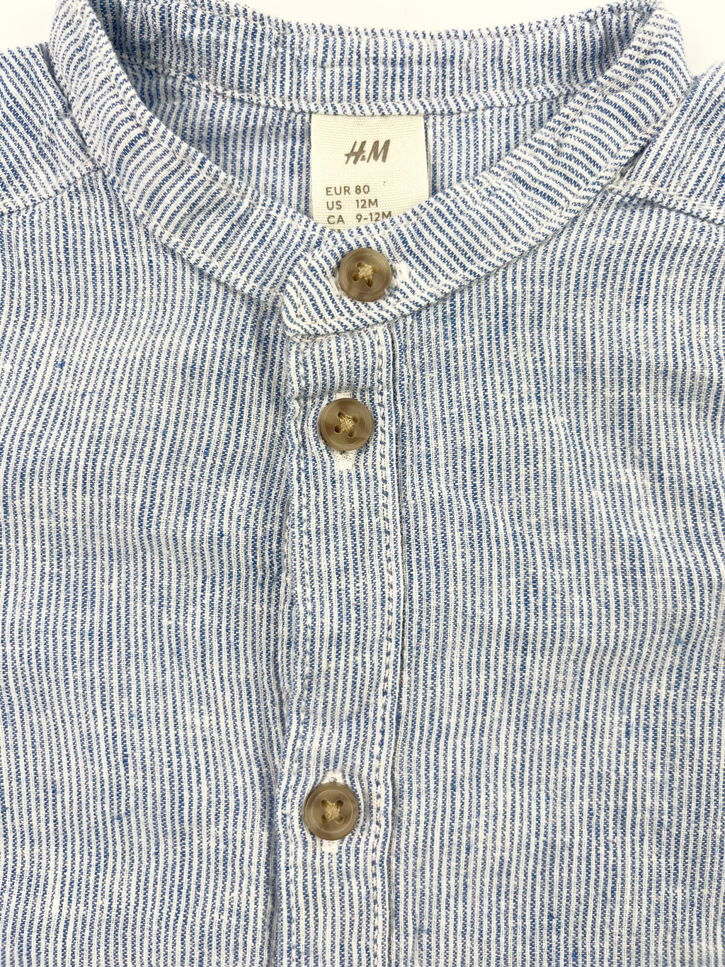 Kurzarm-Hemd von H&M, Gr. 80