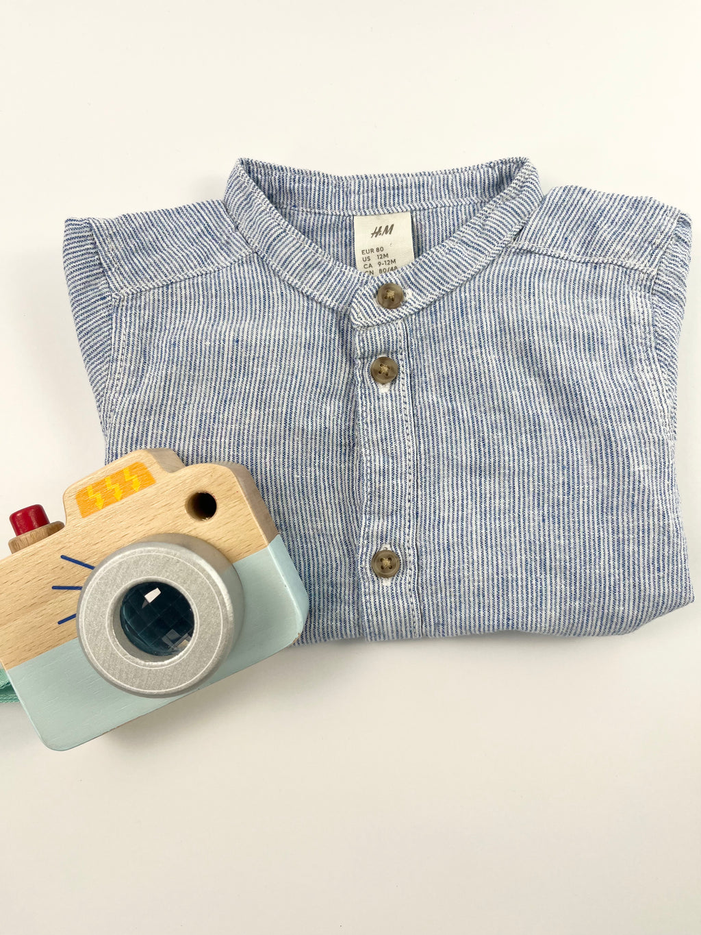 Kurzarm-Hemd von H&M, Gr. 80